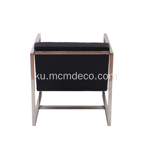 Angle Brushed Stainless Steel Lounge Serokê